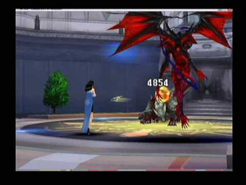 Final Fantasy 8 - Diablos(in the party) vs Cerberus