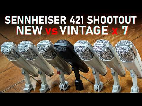 Vintage: Sennheiser MD 421-HL Cardioid Dynamic Microphone 1960s - 1970s - White In Wooden Box image 10