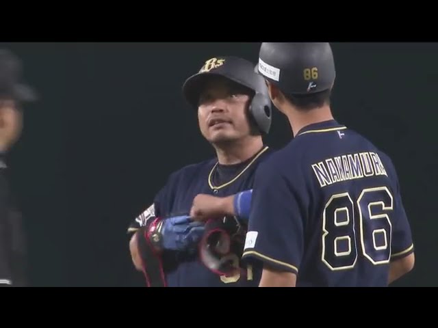 【4回表】若手をベテランが返す!! バファローズ・小谷野の先制タイムリー!! 2017/9/14 H-Bs