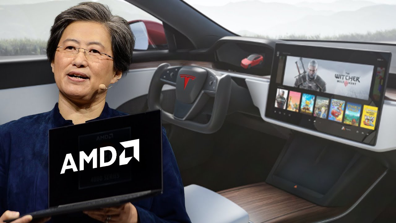 AMD gaming in a TESLA?!