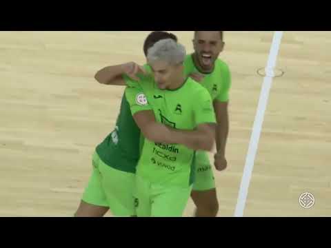 Gol Álex Naranjo (1-2) Movistar Inter - Alzira FS. J1, 1Div. LNFS