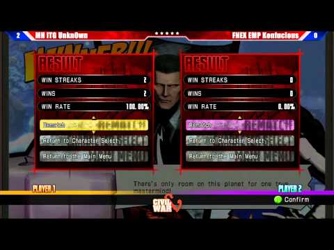 UMVC3 Top 8 MH IGT Unknown vs FNEX EMP Konfucious - Civil War 5 Tournament