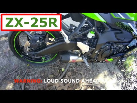 R9 Zeta R Full System Exhaust Sound || ZX25R INLINE 4