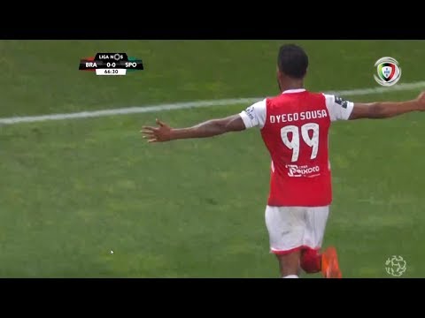 Goal | Golo Dyego Sousa: Sp. Braga (1)-0 Sporting (Liga 18/19 #5)