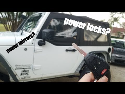 How to install power locks and mirrors in mopar half doors | SFJ How To's