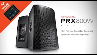 7 Items 2 Knox XLR and 1/4 inch Cables Pair JBL PRX815W 15 inch Two-Way Full-Range Main System/Floor Monitors Plus Wi-Fi Bundle with Speaker Stands 