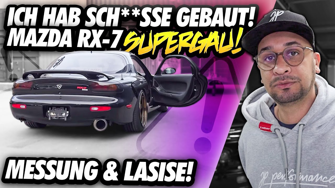 JP Performance - Ich habe Sch**sse gebaut! | Mazda RX7 Messung & der SUPERGAU auf der LaSiSe