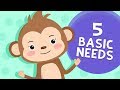 5 Basic Needs we Need from the Environment | Nursery Rhymes and Kids Songs |