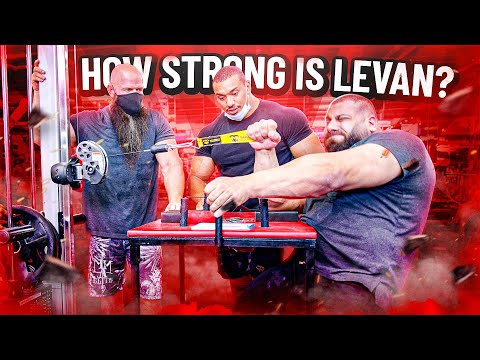 HOW STRONG IS LEVAN SAGINASHVILI? WE TEST OUR 1RM MAX IN EVERYTHING!