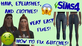 How To Fix Sims 4 CC Bugs! Hair, Clothes, and Eyelashes! (REALLY Easy!)