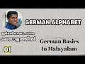 01 Alphabet & Pronunciation - A1 Level | ജർമ്മൻ ഭാഷാപഠനം മലയാളത്തിൽ | Le