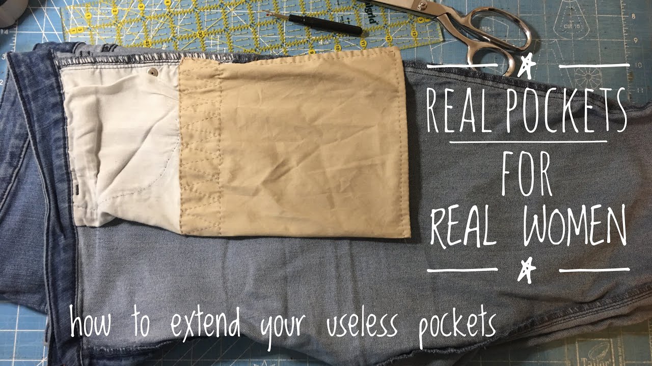 REAL POCKETS for REAL WOMEN! or How to Extend Your Useless Girl-Pockets