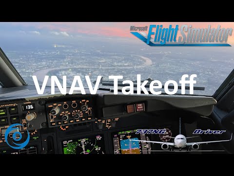 PMDG 737 Tutorial: VNAV Takeoff