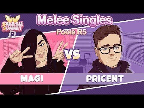 Magi vs Pricent - Swiss Pools: Round 5 Melee Singles - Smash Summit 9 | Falco vs Fox