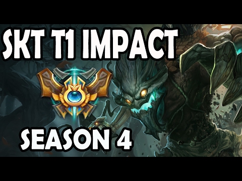 SKT T1 Impact Maokai vs Yasuo Top Lane Ranked Challenger Korea