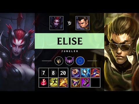 Elise Jungle vs Xin Zhao - EUW Master Patch 25.16