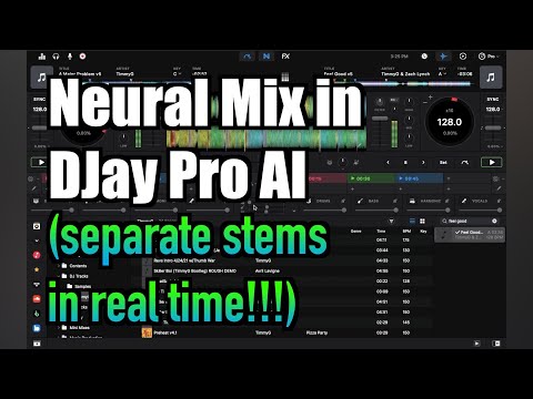 Algoriddim DJay Pro AI Tutorial: Neural Mix - TimmyG