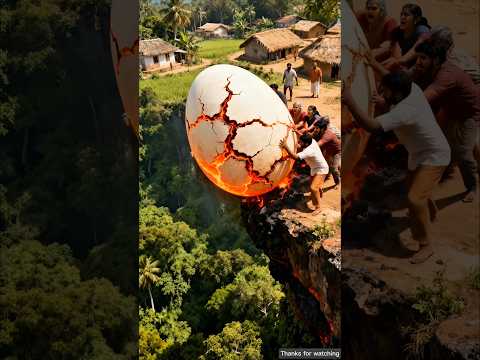 The villagers did not like eggs 😭 #ai #egg #save #village