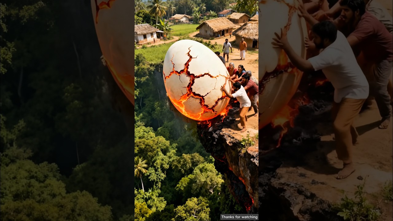 The villagers did not like eggs 😭 #ai #egg #save #village