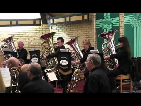 Whitwell Brass Band - Opening piece at Christ Church, Worksop