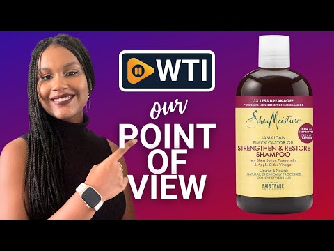 SheaMoisture Strengthen and Restore Shampoo 100% Pure Jamaican Black Castor Oil for Damaged Hair To Cleanse and Nourish Hair 13 oz 13 Fl Oz (Pack of 1) - WTI product video review