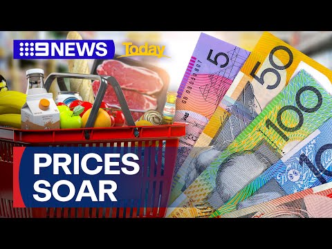 Aussie families spending $3000 extra on groceries every year | 9 News Australia