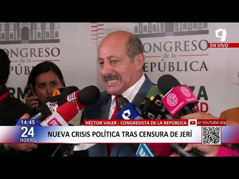 Crisis política tras censura de Jerí