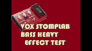 Video thumbnail for VOX STOMPLAB 2b BASS - Heavy Effect Trial by Musick Projekt