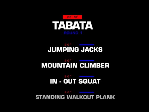 Allenarsi a casa: Tabata Workout