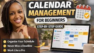 Calendar Management for Beginners (Step-by-Step VA Tutorial)