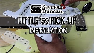 Video thumbnail for SEYMOUR DUNCAN LITTLE '59 INSTALLATION | ALVIN DE LEON (2019) by alvin deleon