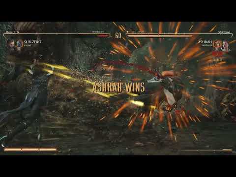 MK1 Ashrah vs sub zero online