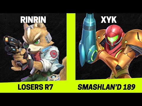 SmashLAN'd 189 Losers R7 - Rinrin (Fox) vs XYK (Samus) - SSBU Tournament