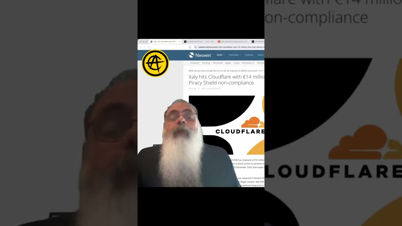 ITÁLIA quer CENSURAR a INTERNET no MUNDO TODO por conta de JOGOS de FUTEBOL controlados pela ELITE