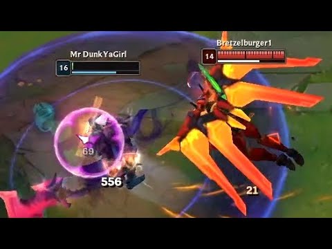 1% HP Darius vs 100% HP Aatrox