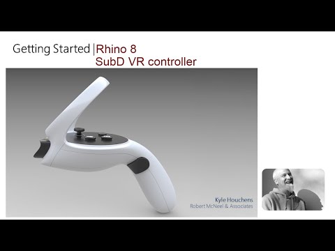 Getting Started Rhino 8 - VR controller with SubD, Push Pull, Rendering and more