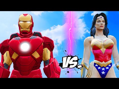 IRON MAN vs WONDER WOMAN - Epic Battle Video