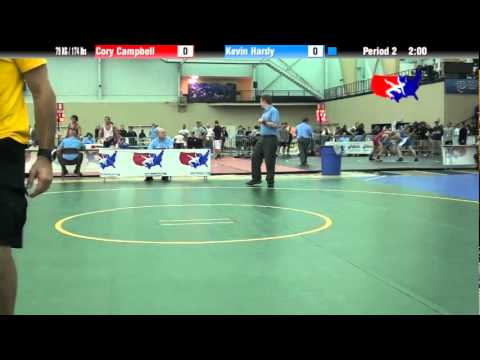 University Nat`ls FS  79 KG / 174 lbs: Cory Campbell vs. Kevin Hardy