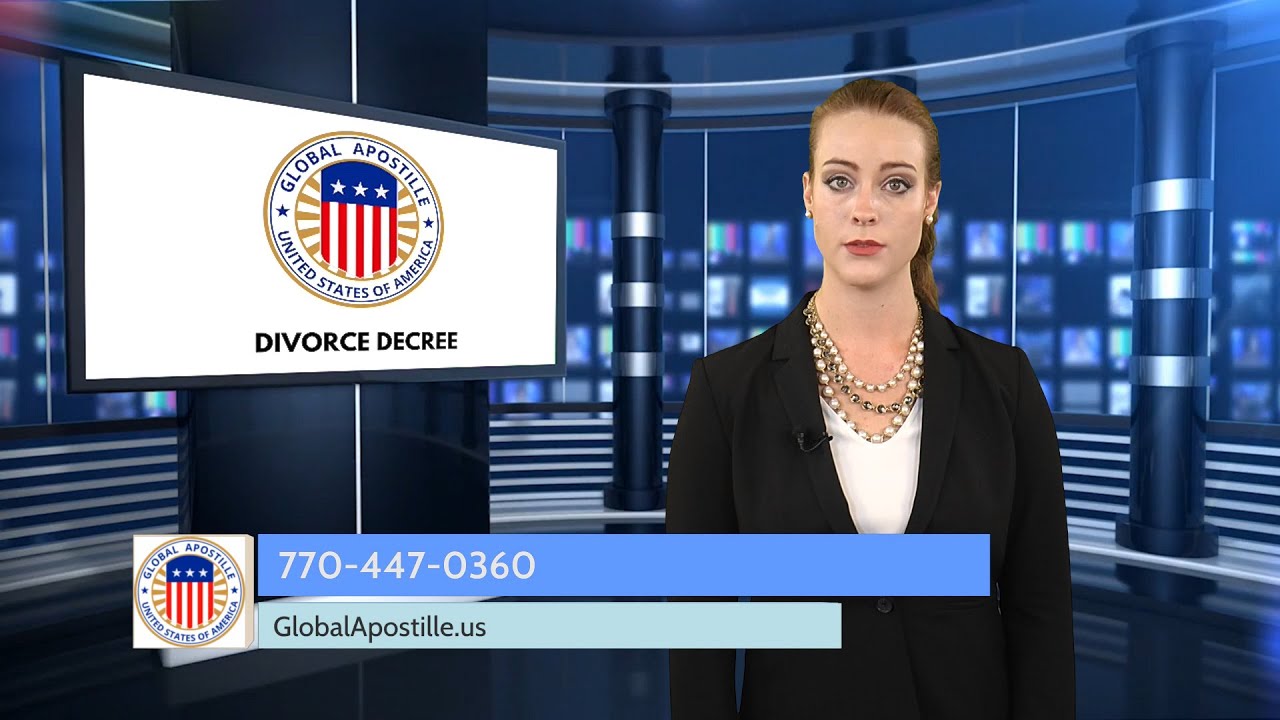 How to Apostille Divorce Decree in the USA