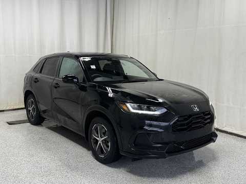 2023 Honda HR-V Sport AWD CVT in Black for sale at Park Mazda in Sherwood Park, AB
