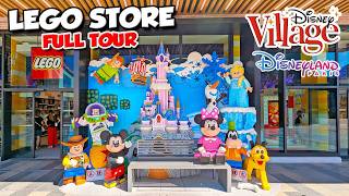 Inside the Disney LEGO Store in the Disney Village at Disneyland Paris (Aug 2026