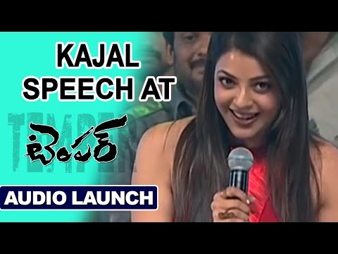 Kajal Agarwal Speech at Temper Audio Launch || Jr NTR