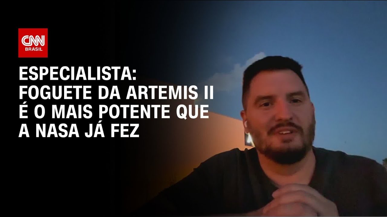 Especialista mostra funcionamento do foguete da Artemis II; veja réplica do modelo | CNN PRIME TIME