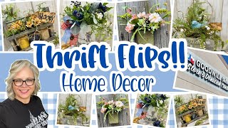 Thrift Flips Home Decor || Upcycling Items to Make and Sell for Profit || Pinterest Inspired