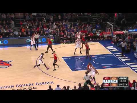 Kristaps Porzingis vs Atlanta Hawks 03.01.2016 (14Pts)