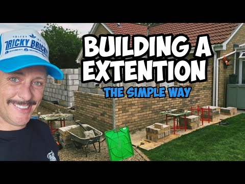 HOW TO BUILD AN EXTENSION #bricklaying #construction #extension