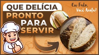 ESSA RECEITA VAI ALEGRAR SEU DIA | PO DE FRMA CASEIRO COM CROSTA DE AVEIA E SEMENTE DE GIRASSOL 