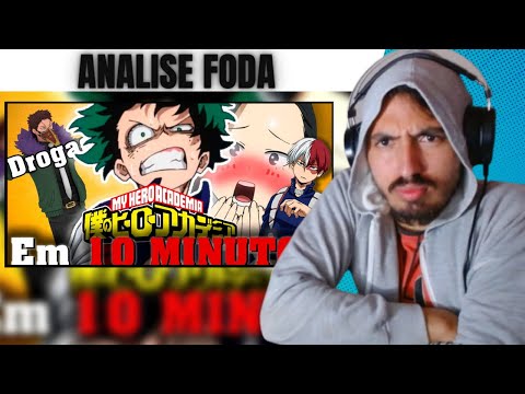 Boku no Hero em 10 MINUTOS | Leozin React