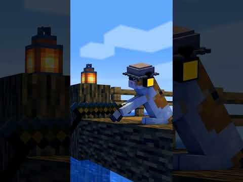 Cat Goes Fishing! | Minecraft Animation