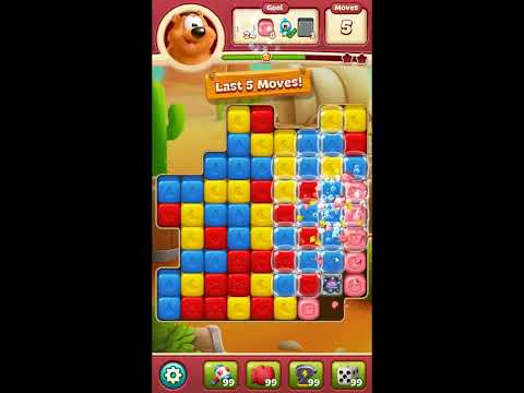 Toon Blast Level 8117 - NO BOOSTERS 🐻🐺🐱 | SKILLGAMING ✔️